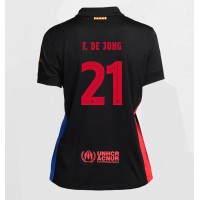 Barcelona Frenkie de Jong #21 Auswärtstrikot Frauen 2024-25 Kurzarm